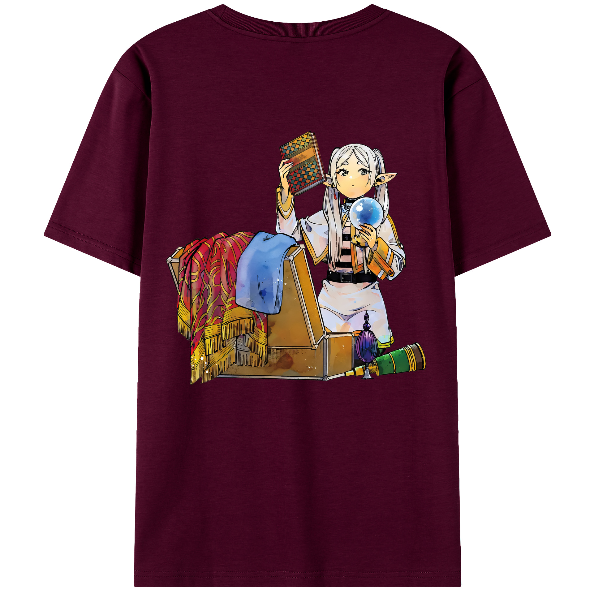 （画像用） 葬送のフリーレン Frieren レディース半袖Tシャツ(バックプリント)